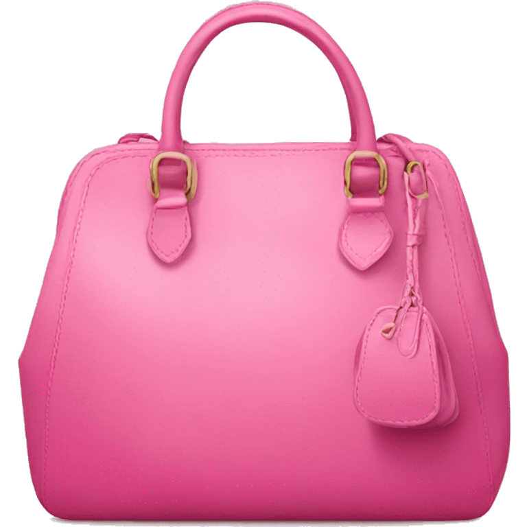 Pink handbag  emoji