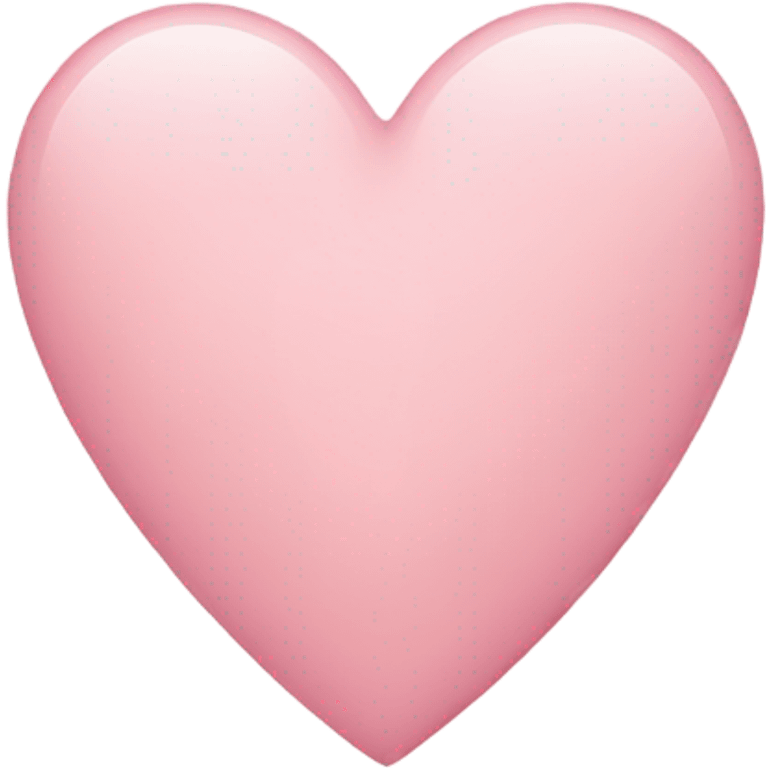 a light pink heart  emoji