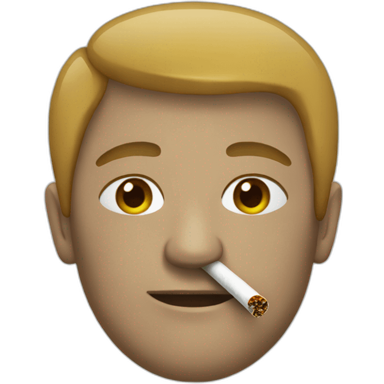 person who smokes a joint emoji