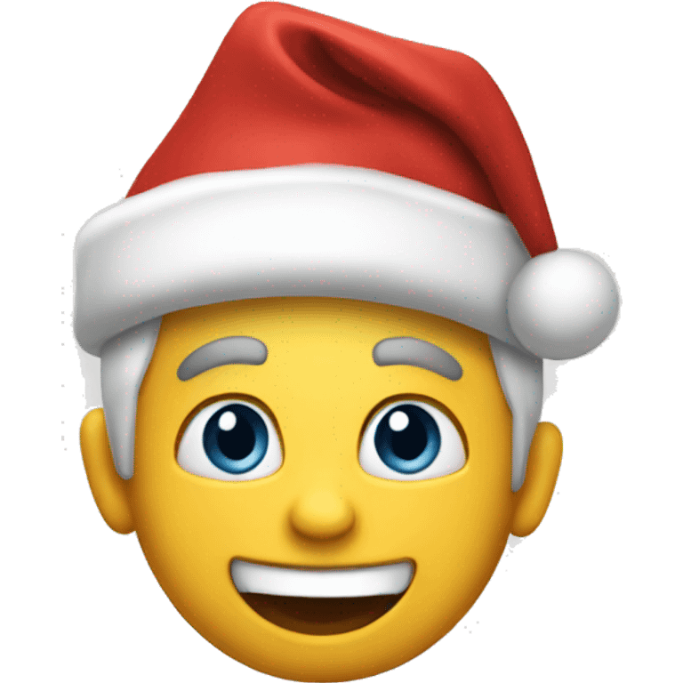 Christmas excited emoji