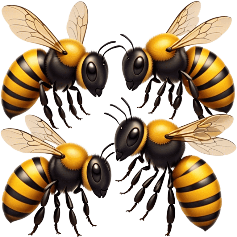 bees that are best friends with heafys emoji