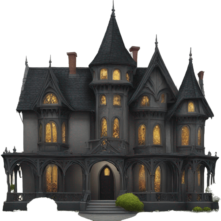 Gothic mansion emoji