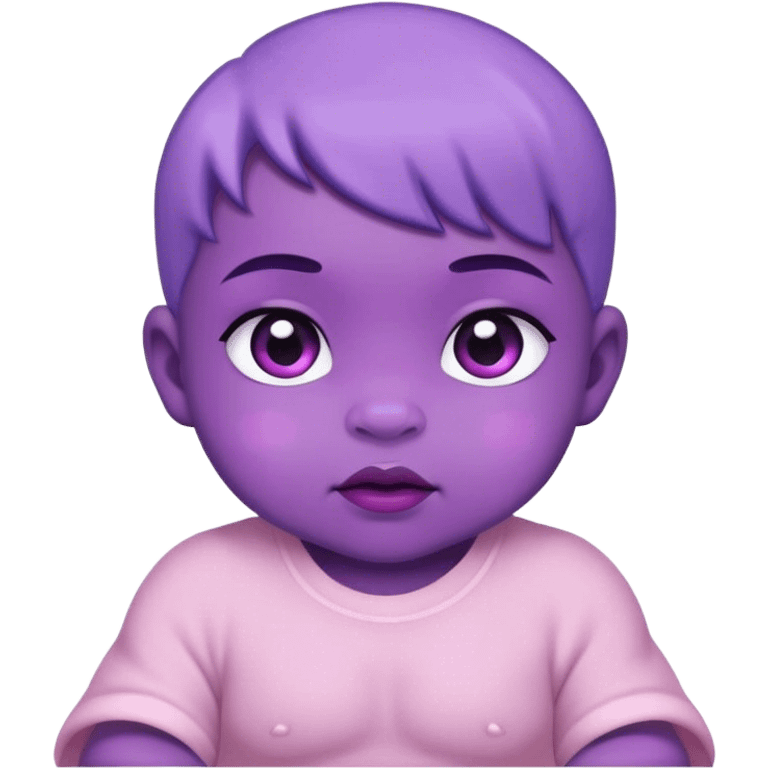 Baby purple  emoji