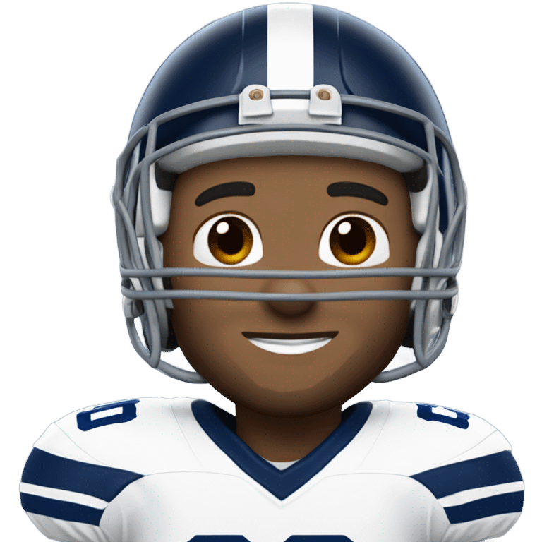 Josh Blankenship in Cowboys football uniform emoji