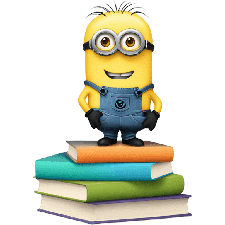 minion with books emoji