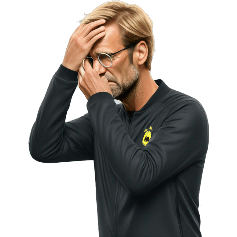 Jurgen Klopp facepalm emoji emoji