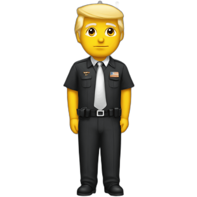 Trump jail uniform emoji