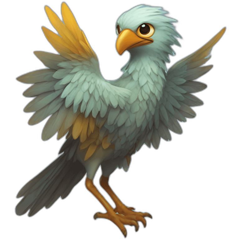 Fantasy bird emoji