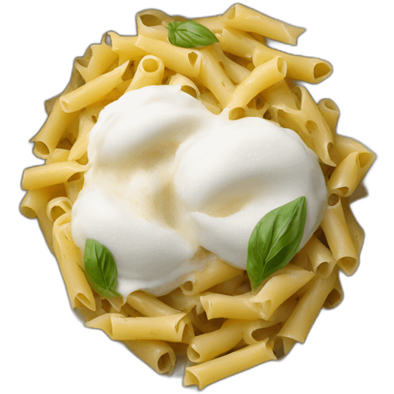 pasta with burrata emoji