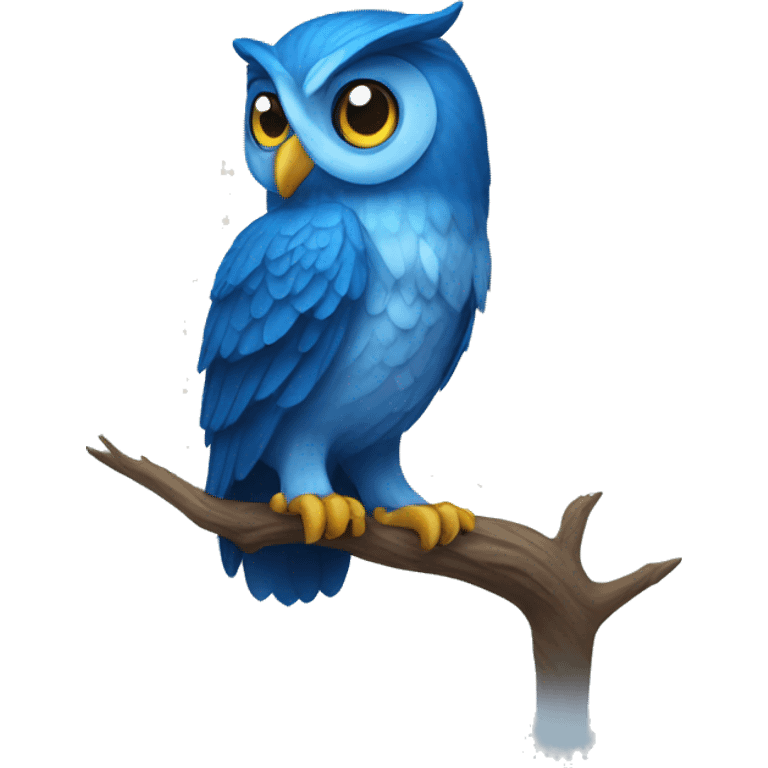 blue owl emoji