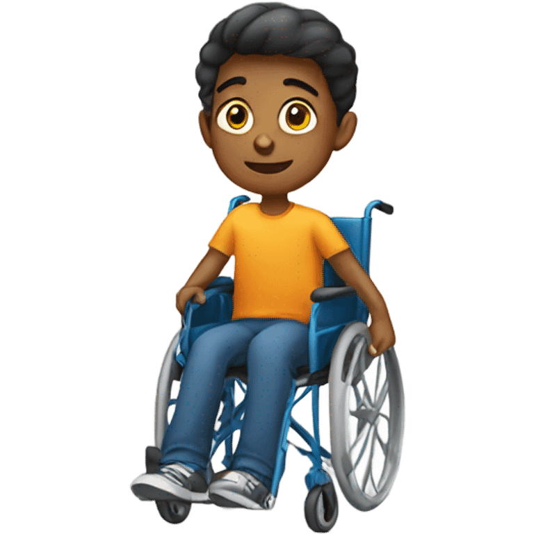 boy in a wheelchair  emoji