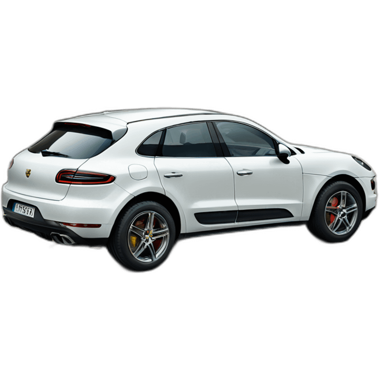 Chalk White Porsche Macan S emoji