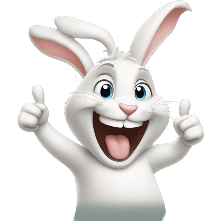 Happy Rabbit With Thumbs Up emoji