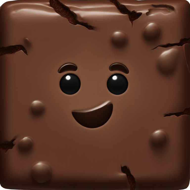 Brownie emoji