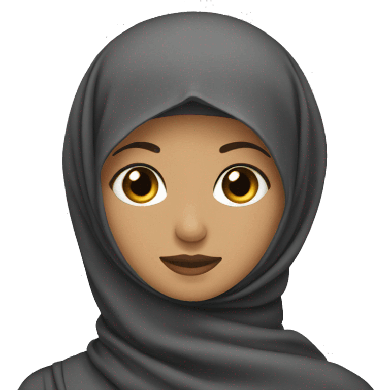 Hijab in wonter emoji