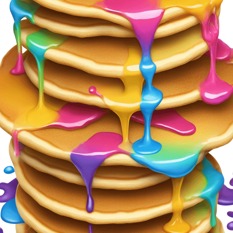 rainbow pancakes emoji