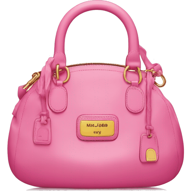 Pink marc by marc Jacobs bag emoji