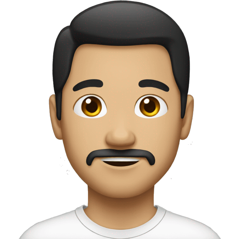 indonesian adult goatee no glasses black hair emoji