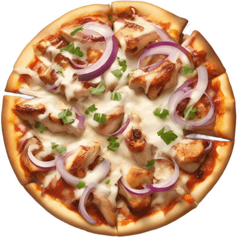 Chicken pizza emoji