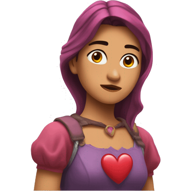 Corazón rosita emoji