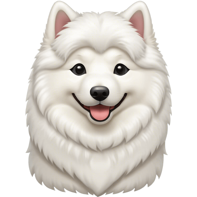 happy samoyed in Reims emoji