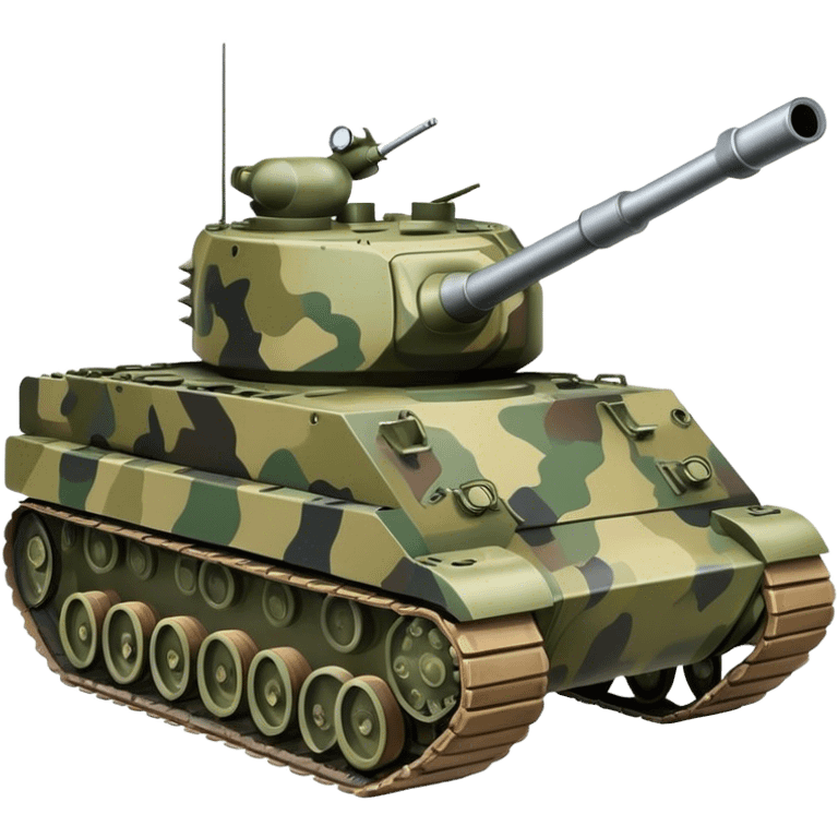 Military tank emoji