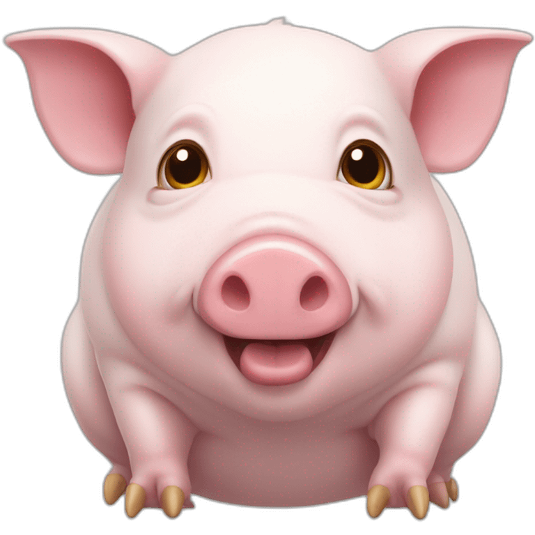 Hybride Caméléon cochon emoji