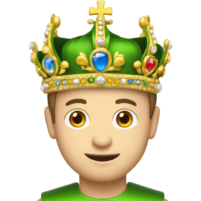 zelensky ukrain president in crown emoji