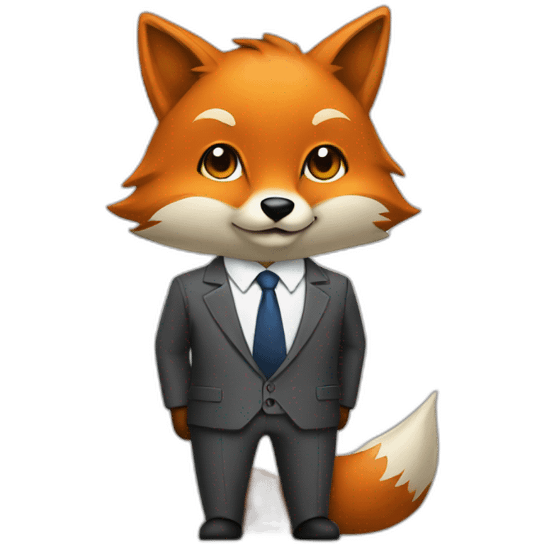 Fox in a business suit  emoji