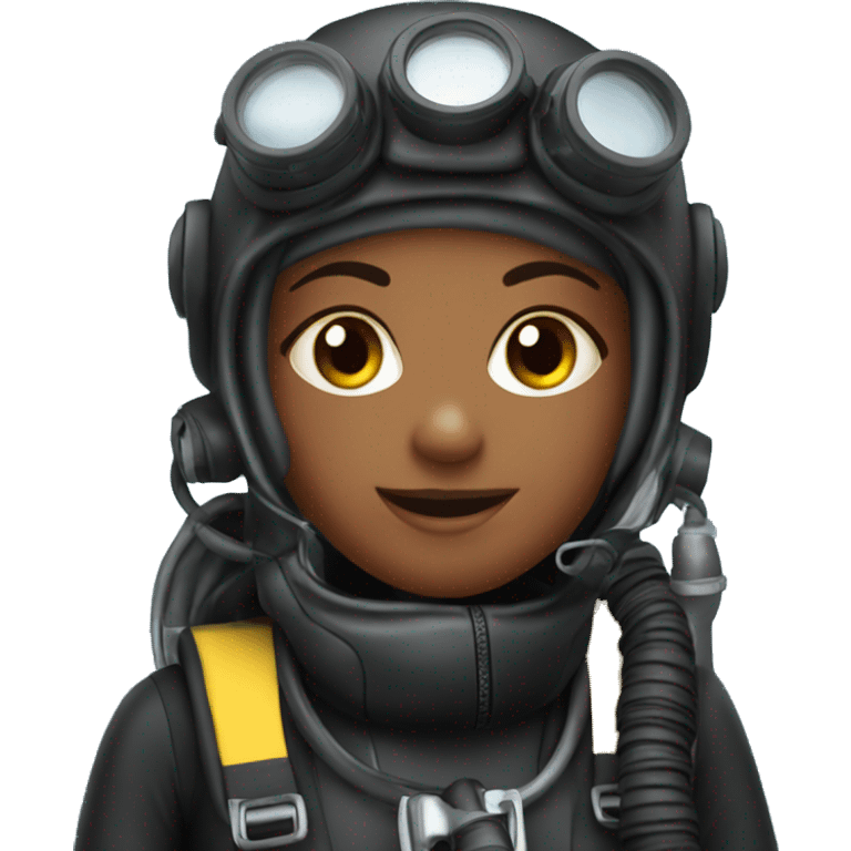 scuba driver girl emoji