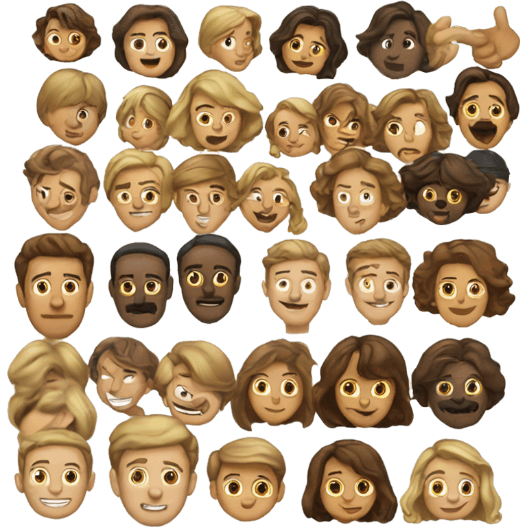 Коричневый пудель  emoji