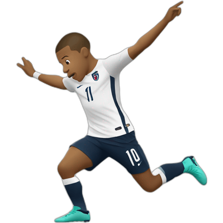 Mbappe qui dab emoji