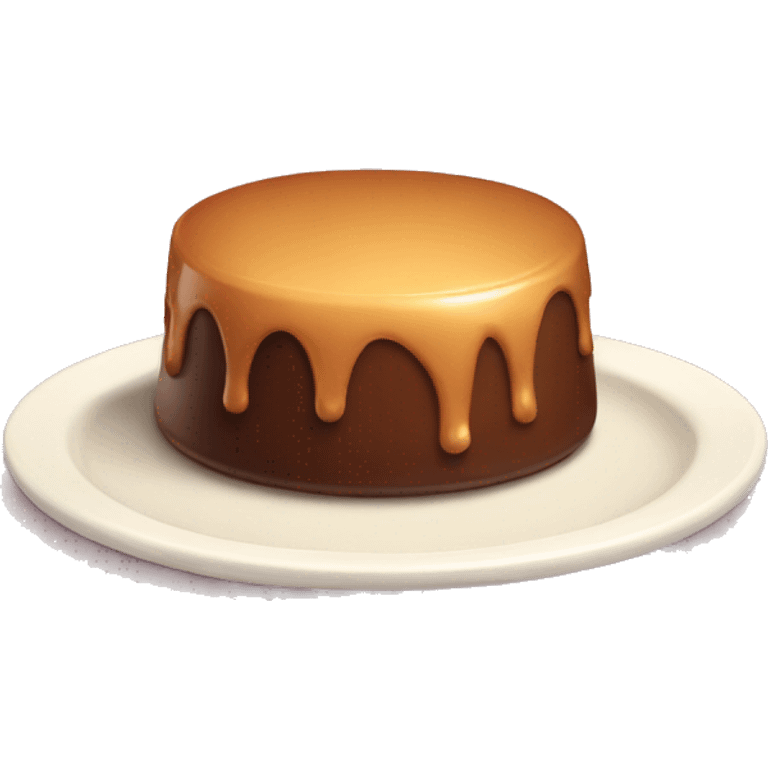 Pudding a plate emoji