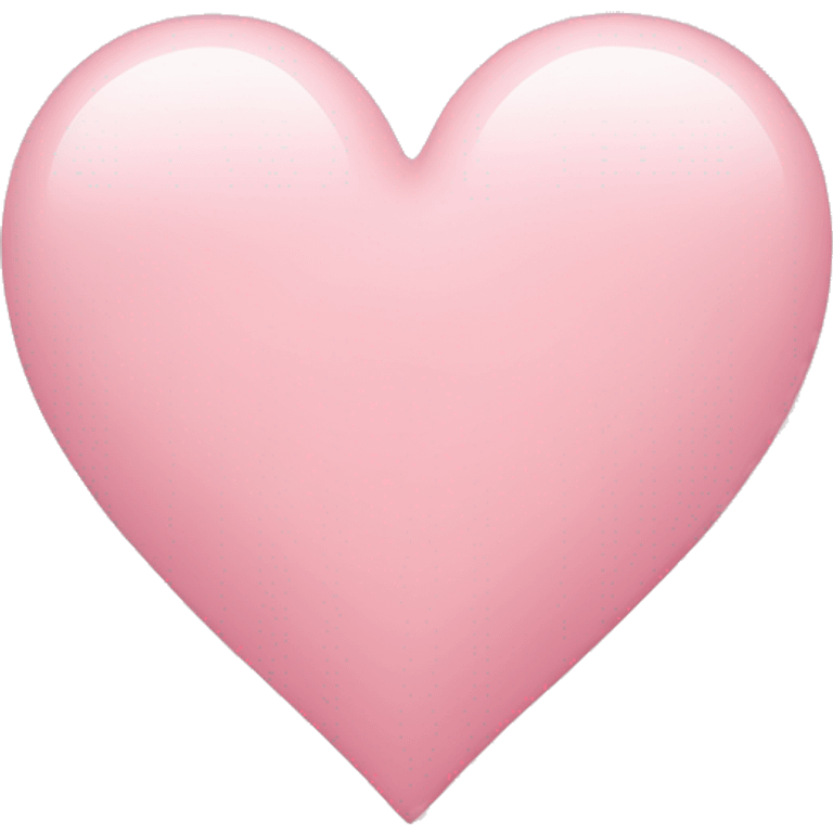 Light pink heart emoji