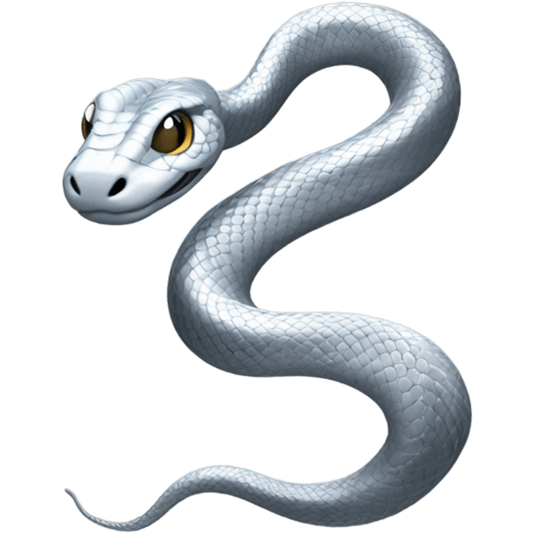 Silver snake emoji