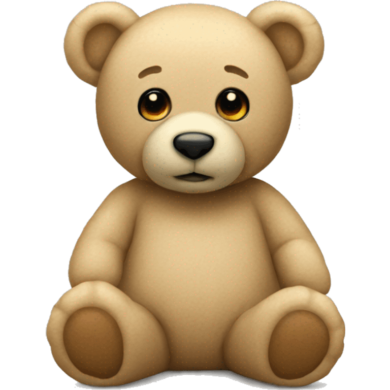 Beige teddy bear  emoji