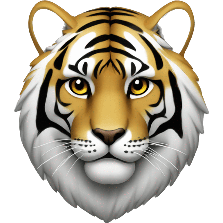 Mitad tigre mitad leon  emoji