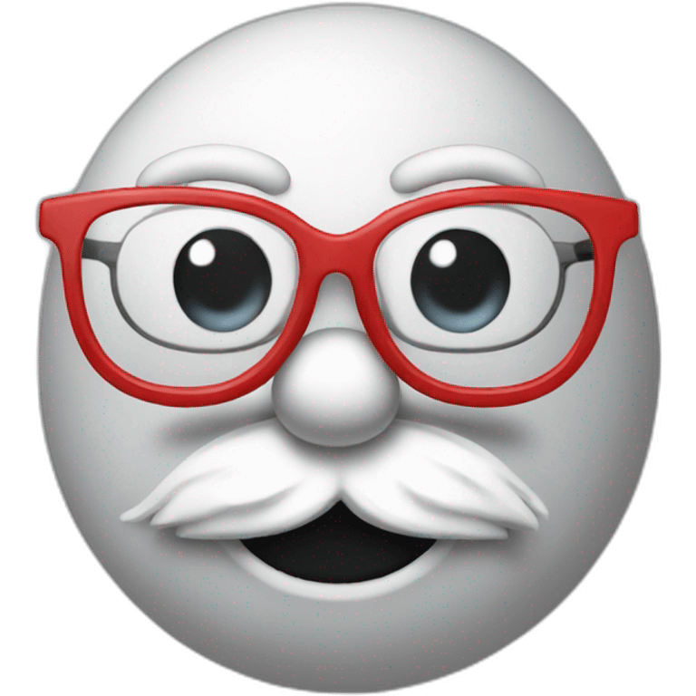 smart elmo with glasses emoji