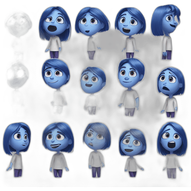 New emotions in inside out (Disney) emoji