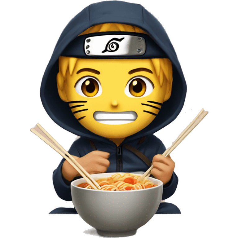 Naruto eating ramen  emoji