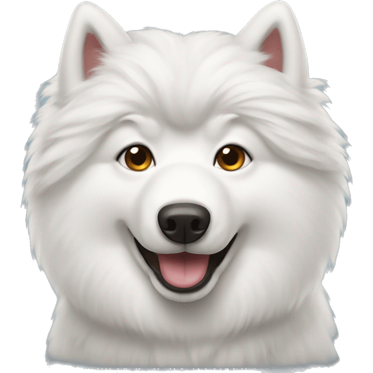 Samoyed dog emoji