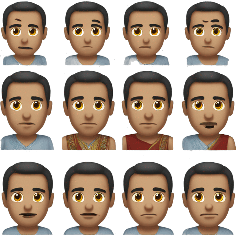 Turkmen man reaslistic emoji