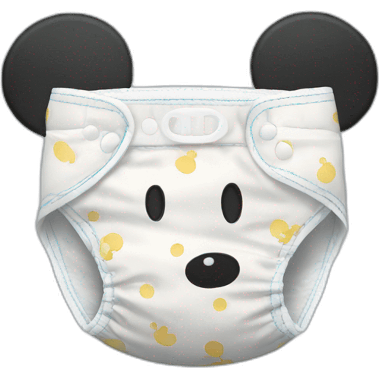 Mickey Mouse diaper emoji