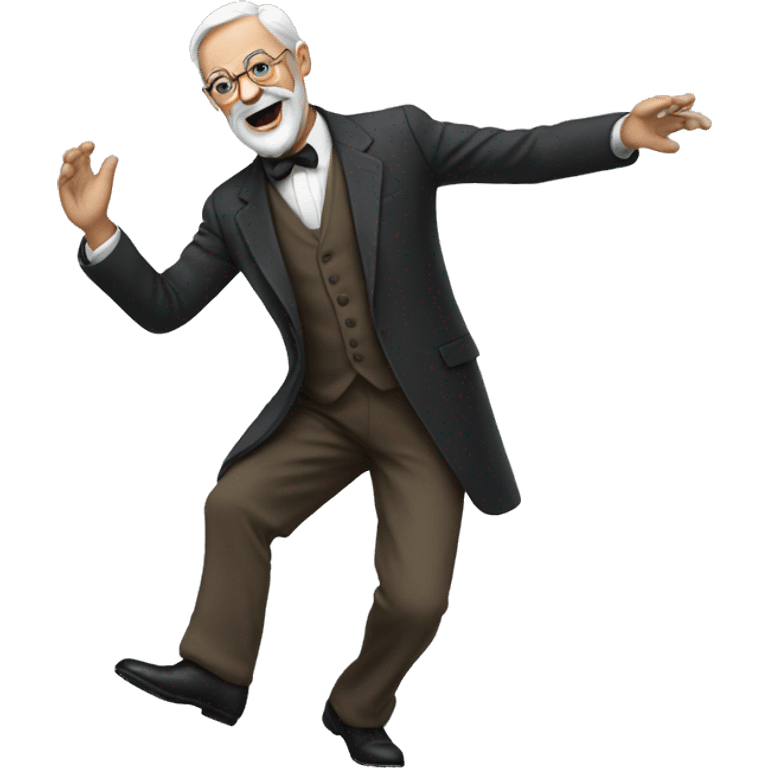 Freud dancing emoji