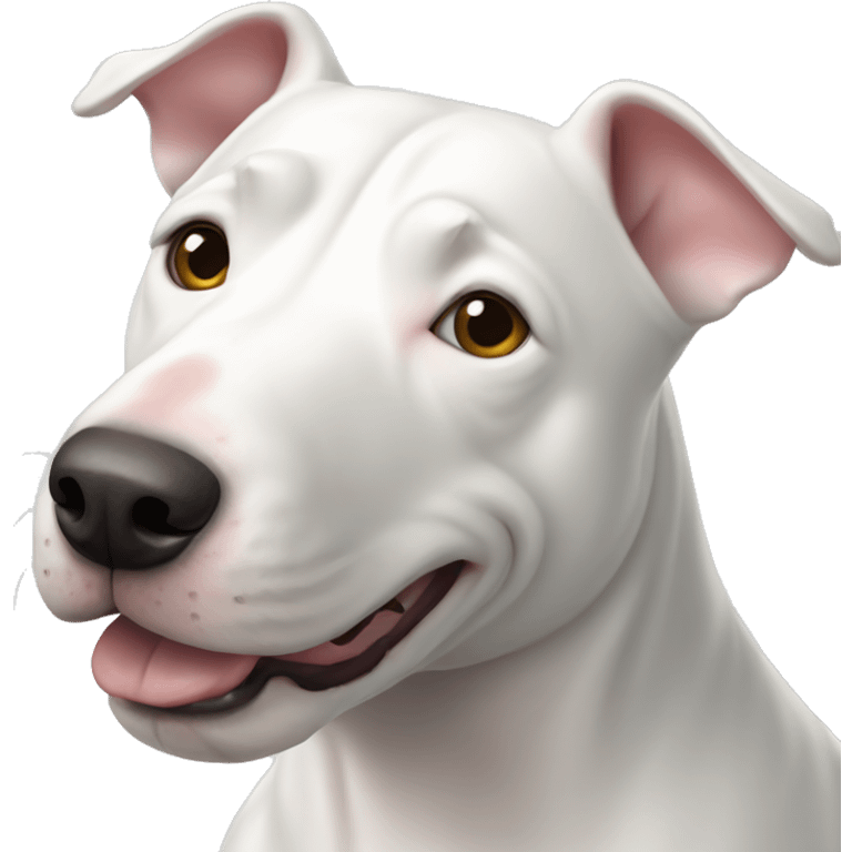 White bull terrier emoji