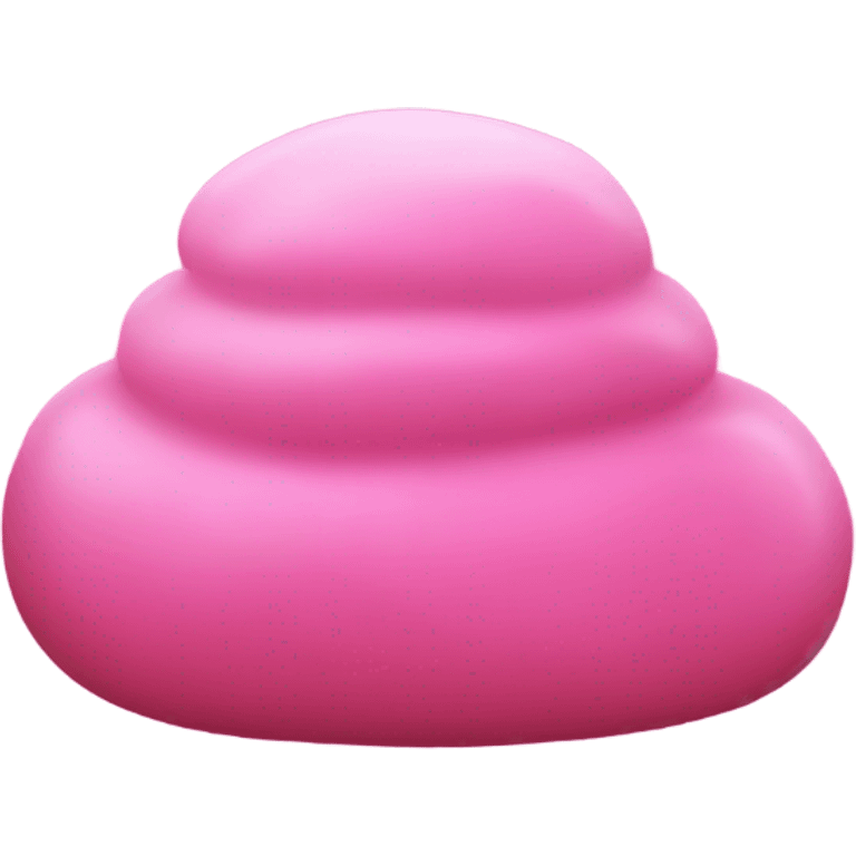 Pink poop emoji