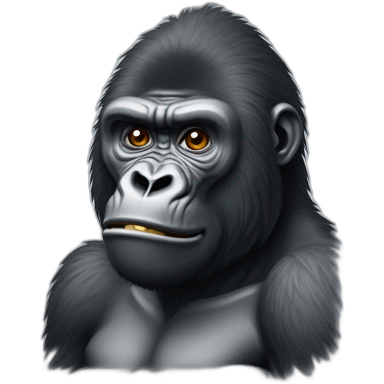 Gorilla audifonos emoji