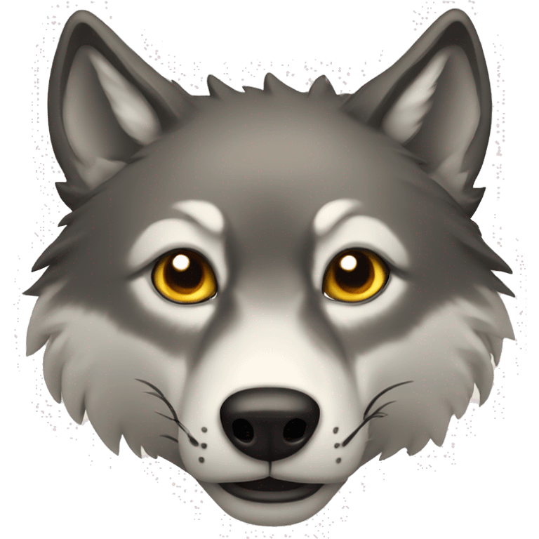 Wolf face emoji