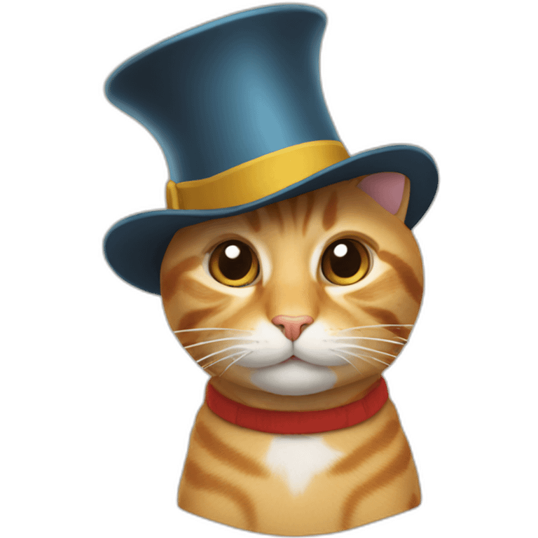 Cat in hat emoji