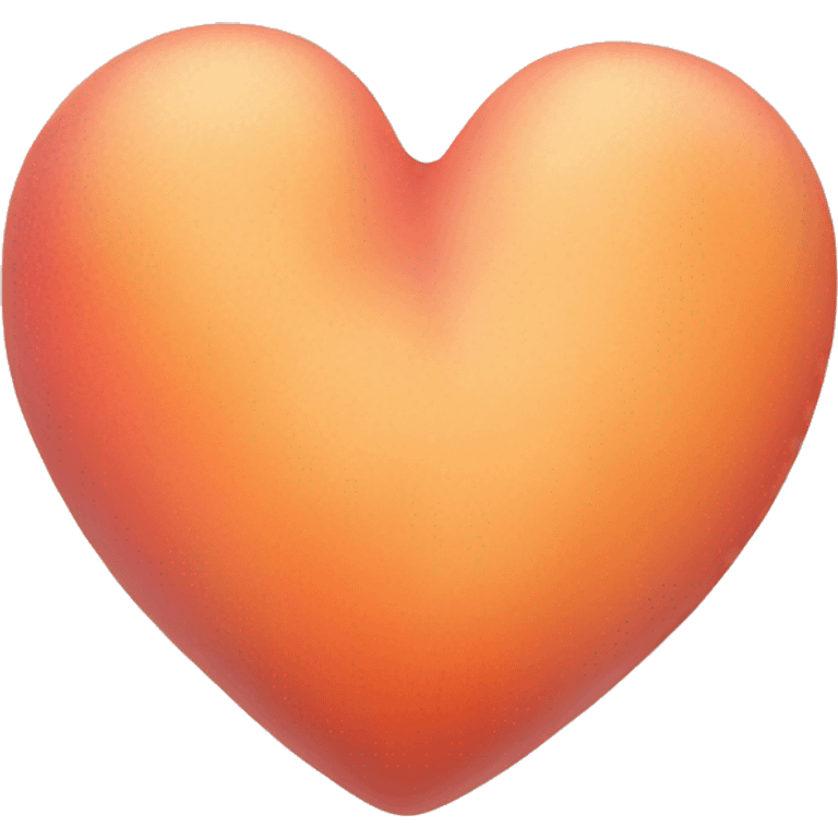 peach colored heart emoji